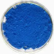 Phycocyanine bleue en poudre.