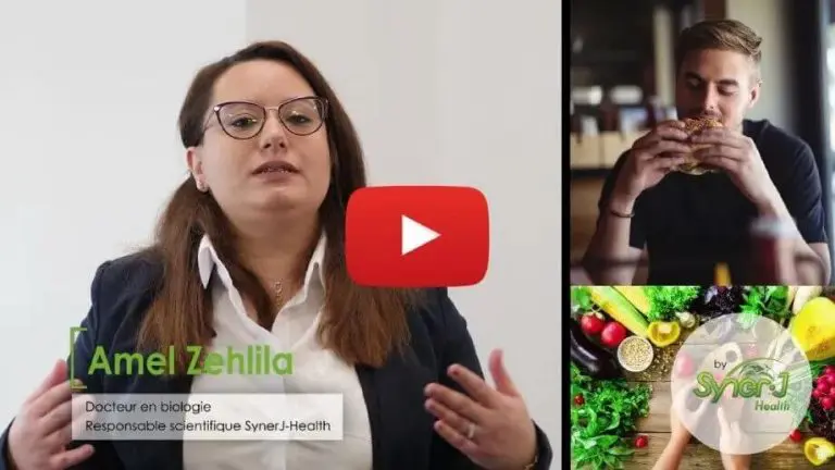 Vignette d'une vidéo du Docteur en Biologie Amel Zehlila pour le catalogue SynerJ Health