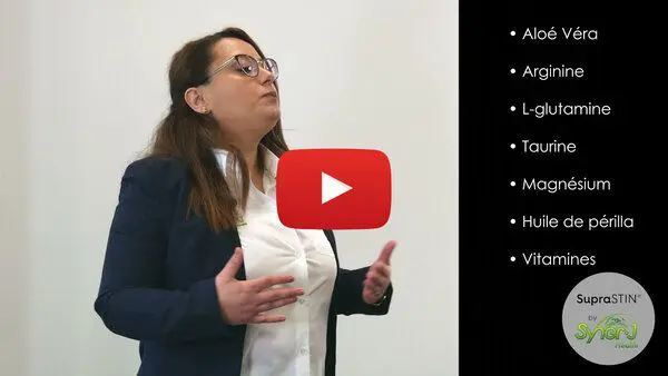 Vignette vidéo de la présentation du SupraSTIN par le docteur en biologie Amel Zehlila.