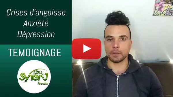 Vignette vidéo témoignage Damien mandataire SynerJ-health anxiété et attaques panique.