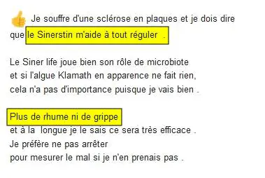 Témoignage de Sclérose en Plaques avec SupraSTIN SynerLIFE et l'algue de Klamath.