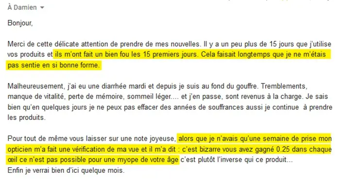 Témoignage myopie.