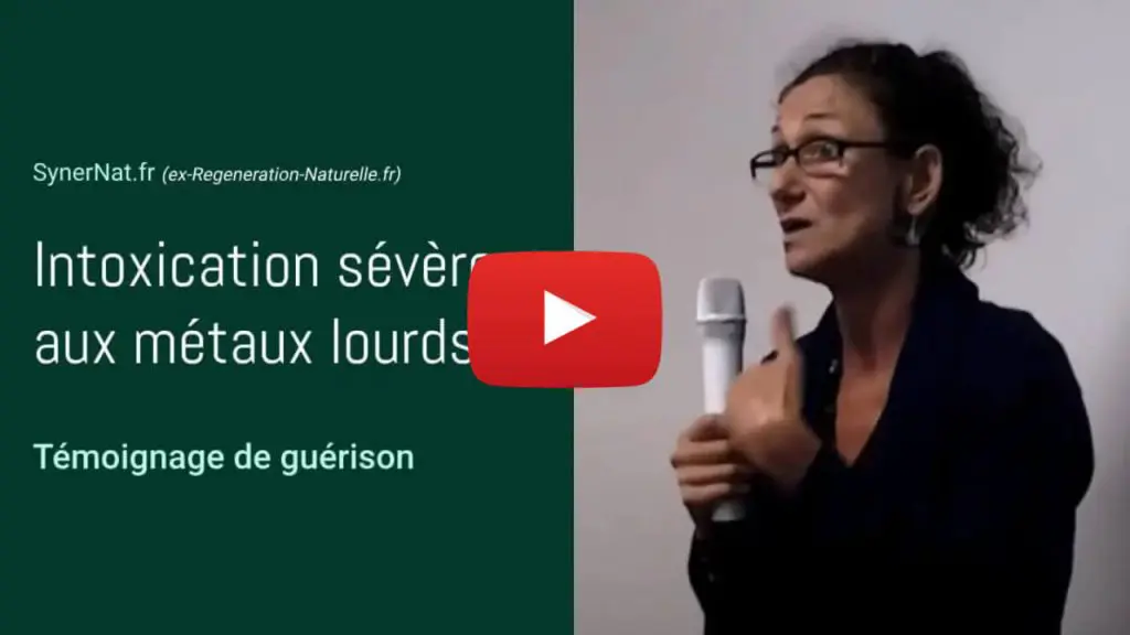 Vignette vidéo du témoignage de guérison d'intoxication aux métaux lourds.