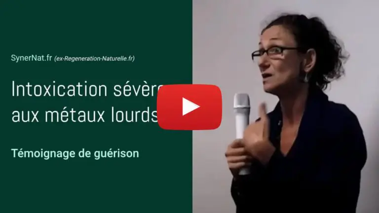 Vignette vidéo du témoignage de guérison d'intoxication aux métaux lourds.