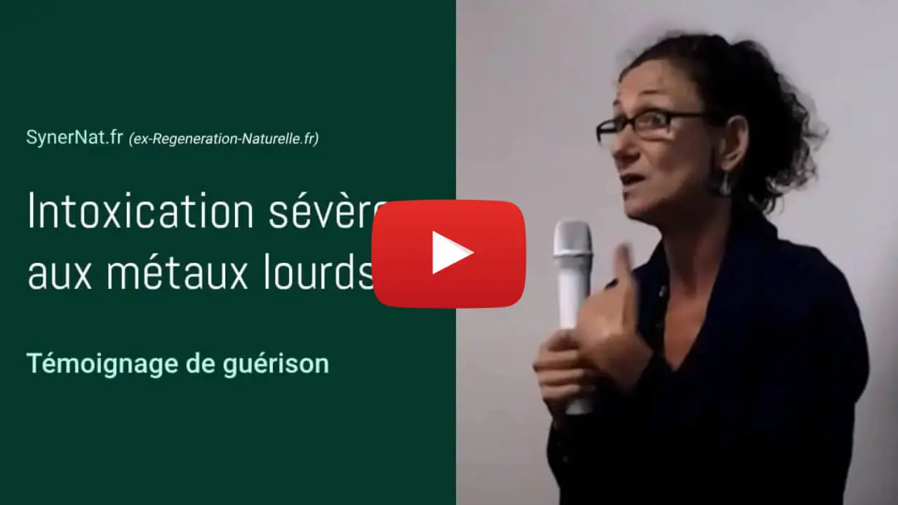 Vignette vidéo du témoignage de guérison d'intoxication aux métaux lourds.