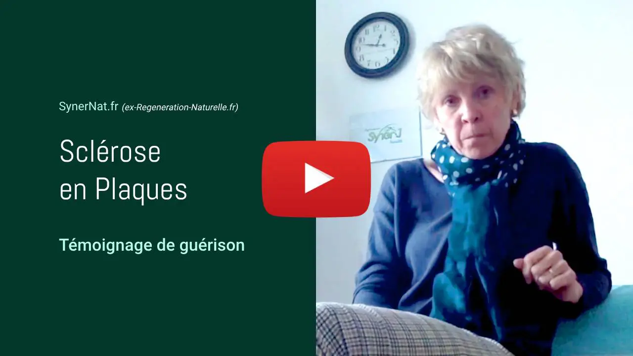Vignette pour la vidéo de témoignage de guérison de sclérose en plaques d'Isabelle Salms.