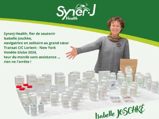 Isabelle Joschke, skipper MACSF, sponsorisée par SynerJ-Health depuis 2019.