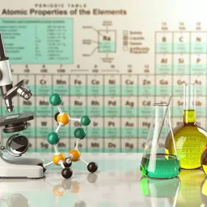 Un tableau périodique des éléments listant les métaux lourds.