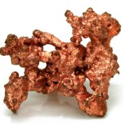 Du cuivre à l'état brut.