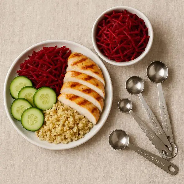 Repas équilibré à base de betterave pour diabétiques